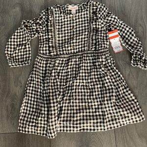 Buffalo plaid dress Cat and Jack 4t